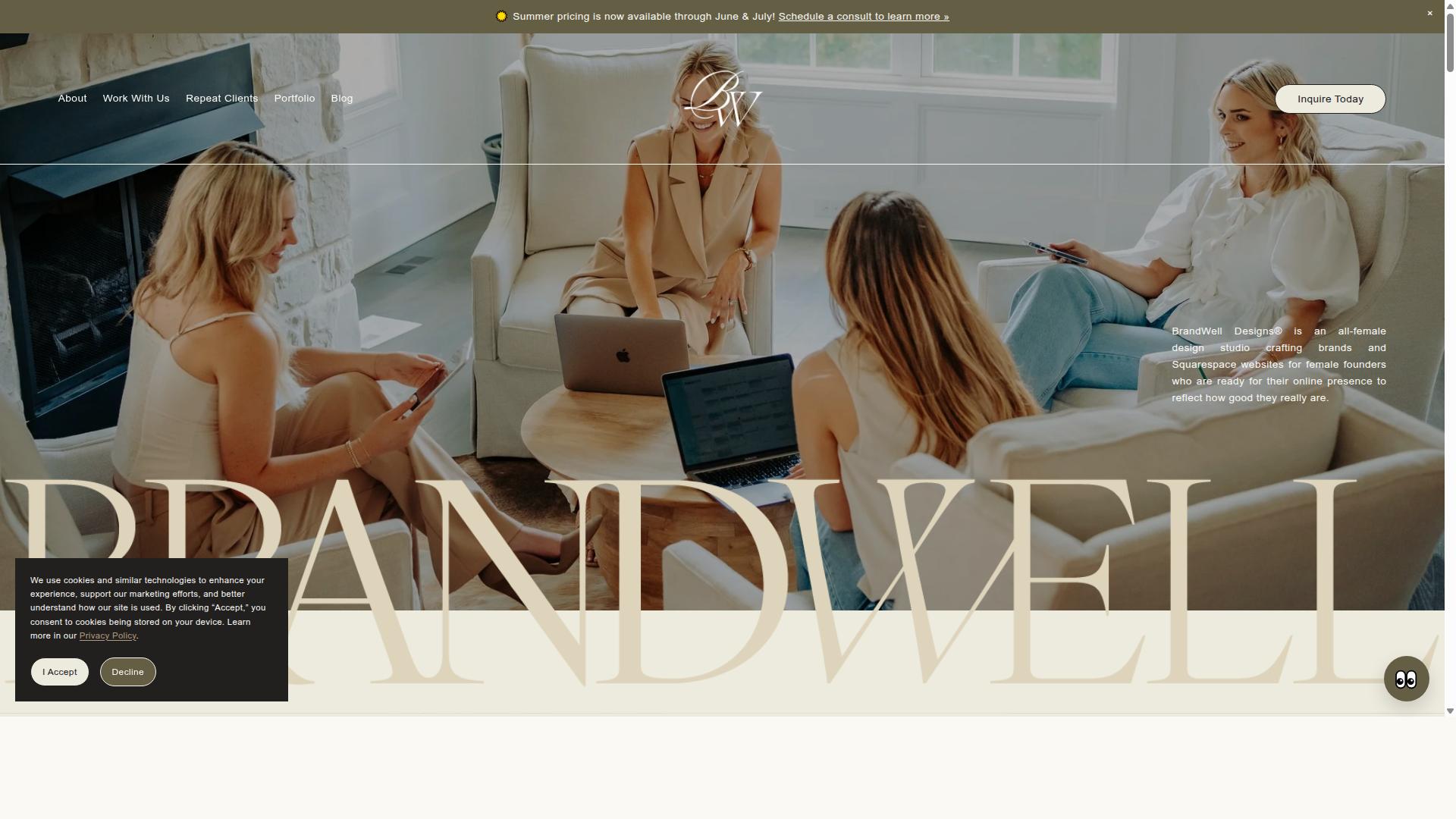BrandWell website